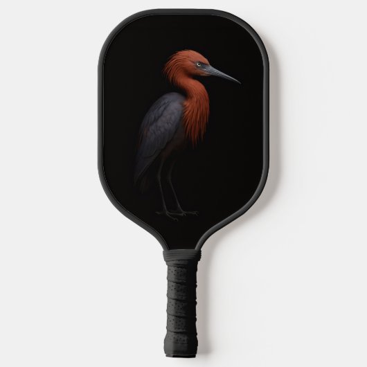 Black 4 Luxe Pickleball Paddle, Reddish Egret Schläger (Rückseite)