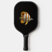Black 4 Luxe Pickleball Paddle, Reef Butterflyfish Pickleball Schläger (Rückseite)
