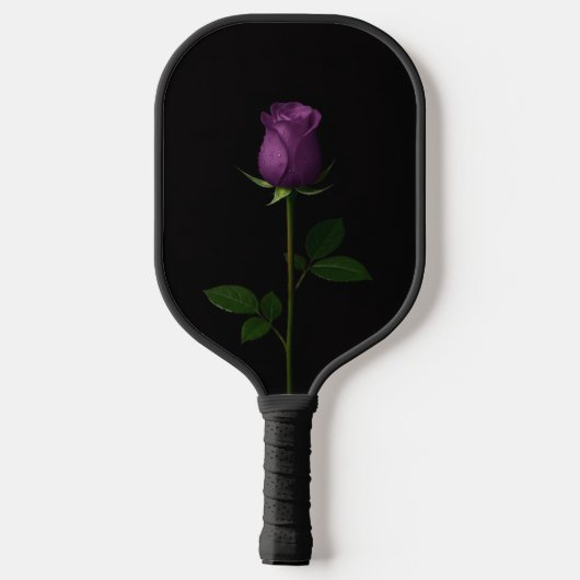 Black 4 Luxe Pickleball Paddle, Royal Violet Rose Pickleball Schläger (Rückseite)