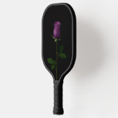 Black 4 Luxe Pickleball Paddle, Royal Violet Rose Pickleball Schläger (Links)