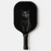 Black 4 Luxe Pickleball Paddle, Russian Blue Cat Schläger (Vorderseite)