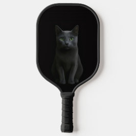 Black 4 Luxe Pickleball Paddle, Russian Blue Cat Schläger