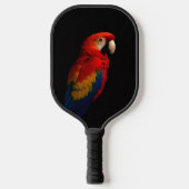 Black 4 Luxe Pickleball Paddle, Scarlet Parrot Pickleball Schläger (Vorderseite)