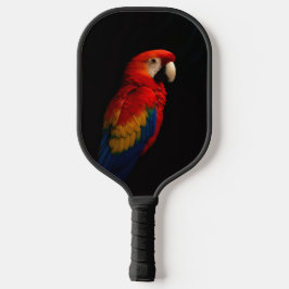 Black 4 Luxe Pickleball Paddle, Scarlet Parrot Schläger