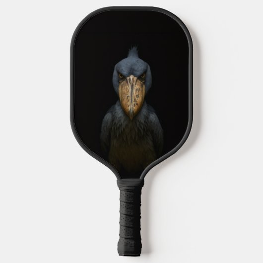 Black 4 Luxe Pickleball Paddle, Shoebill Bird Schläger (Rückseite)