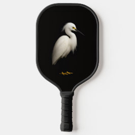 Black 4 Luxe Pickleball Paddle, Snowy Egret Schläger