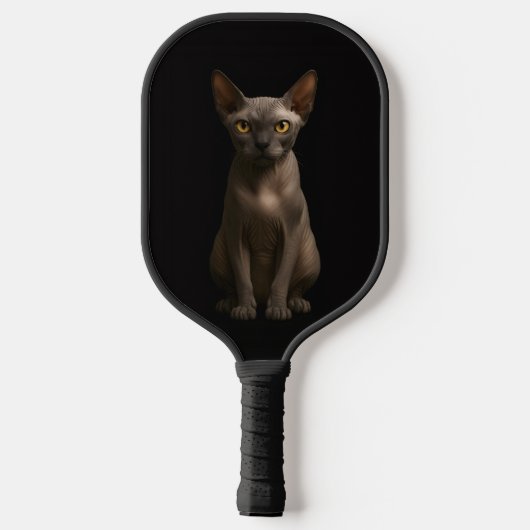 Black 4 Luxe Pickleball Paddle, Sphynx Cat Schläger (Rückseite)