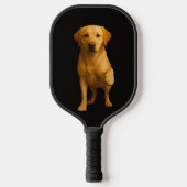 Black 4 Luxe Pickleball Paddle, Tender Labrador Schläger (Vorderseite)