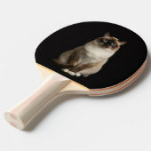 Black 4 Luxe ping pong paddle, Birmanese Cat Tischtennis Schläger (Vorderseite)