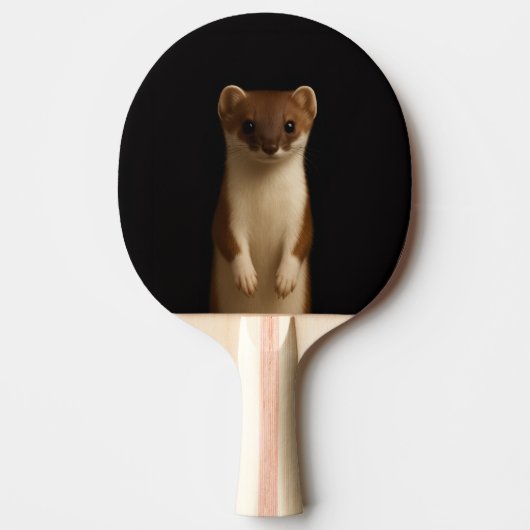 Black 4 Luxe ping pong paddle, Elegant Weasel Tischtennis Schläger (Vorderseite)