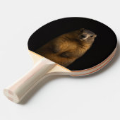 Black 4 Luxe ping pong paddle, Fluffy Marmot Tischtennis Schläger (Vorderseite)
