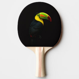 Black 4 Luxe ping pong paddle, Keel Billed Tucan Tischtennis Schläger