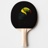 Black 4 Luxe ping pong paddle, Keel Billed Tucan Tischtennis Schläger (Vorderseite)