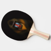 Black 4 Luxe ping pong paddle, Mandrill Monkey Tischtennis Schläger (Seitenansicht)