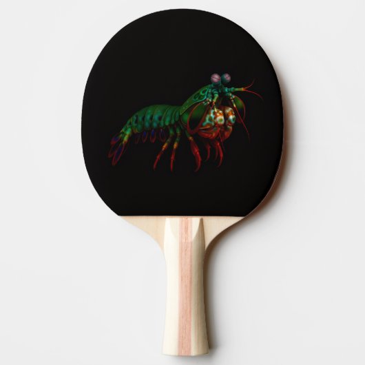 Black 4 Luxe ping pong paddle, Mantis Shrimp Tischtennis Schläger (Rückseite)