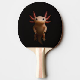 Black 4 Luxe ping pong paddle, Mexican Axolotl Tischtennis Schläger