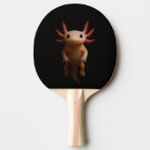 Black 4 Luxe ping pong paddle, Mexican Axolotl Tischtennis Schläger (Vorderseite)