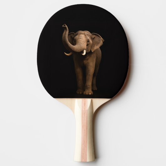 Black 4 Luxe ping pong paddle, Mighty Elephant Tischtennis Schläger (Rückseite)