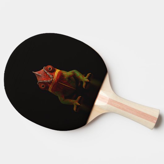Black 4 Luxe ping pong paddle, Panther Chameleon Tischtennis Schläger (Seitenansicht)