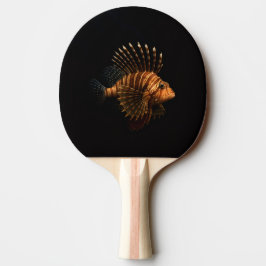 Black 4 Luxe ping pong paddle, Red Lionfish Tischtennis Schläger