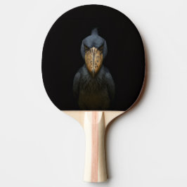 Black 4 Luxe ping pong paddle, Shoebill Bird Tischtennis Schläger