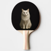 Black 4 Luxe ping pong paddle, Turkish Angora Cat Tischtennis Schläger (Rückseite)