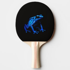 Black 4 Luxe Pingpong Paddle, Blue Frog Tischtennis Schläger