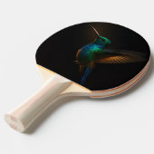 Black 4 Luxe Pingpong Paddle, Flying Hummingbird Tischtennis Schläger (Vorderseite)