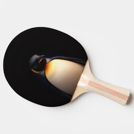 Black 4 Luxe Pingpong Paddle, Kaiser Pinguin Tischtennis Schläger (Seitenansicht)