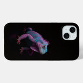 Black 4 Luxe, Pink Tropical Iguana  Case-Mate iPhone Hülle (Rückseite (Horizontal))