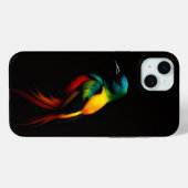 Black 4 Luxe, Rainbow Schwanz, Tropical Bird Case-Mate iPhone Hülle (Rückseite (Horizontal))