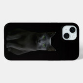 Black 4 Luxe, Russian Blue Cat Case-Mate iPhone Hülle (Rückseite (Horizontal))