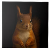 Black 4 Luxe Tile mit Red Squirrel Fliese (Vorderseite)