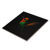 Black 4 Luxe Tile mit Tuflisch Coquette Hummingbir Fliese (Seite)