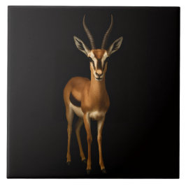 Black 4 Luxe Tile with Elegant Gazella Fliese