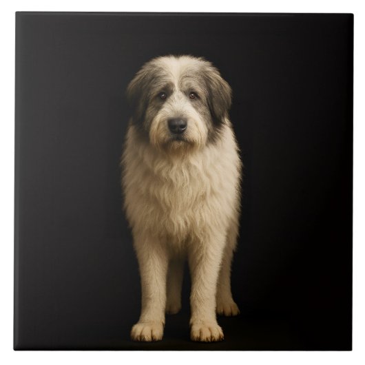 Black 4 Luxe Tile with Mioritic Shepherd Fliese (Vorderseite)