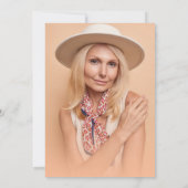 Black 50 & Fabulous 50. Geburtstagsparty Einladung (Rückseite)