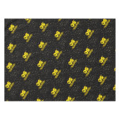 BLACK 50. Geburtstag Tischdecke (Vorderseite (Horizontal))