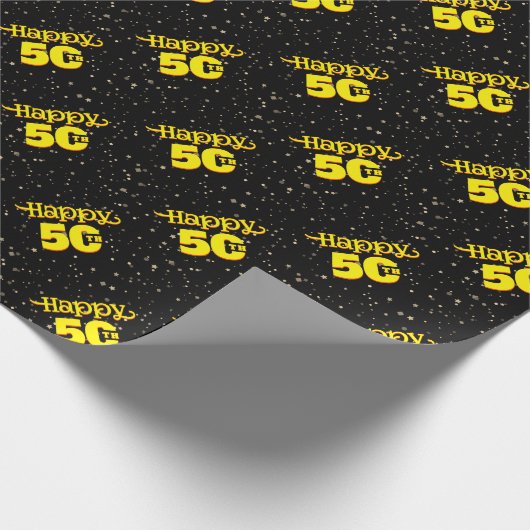 BLACK 50. GESCHENKPAPIER (Ecke)