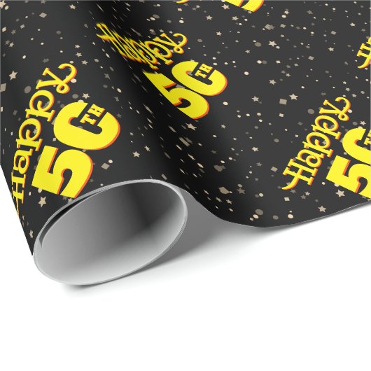 BLACK 50. GESCHENKPAPIER (Rolleneckpunkt)