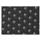 BLACK 50. mit grauer Typografie Tischdecke (Vorderseite (Horizontal))