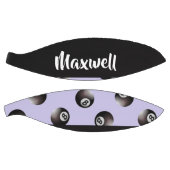 Black 8 ball pattern basketball (Panele)