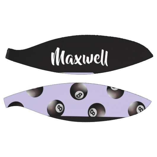 Black 8 ball pattern basketball (Panele)