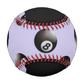 Black 8 Pattern Baseball (Rückseite)