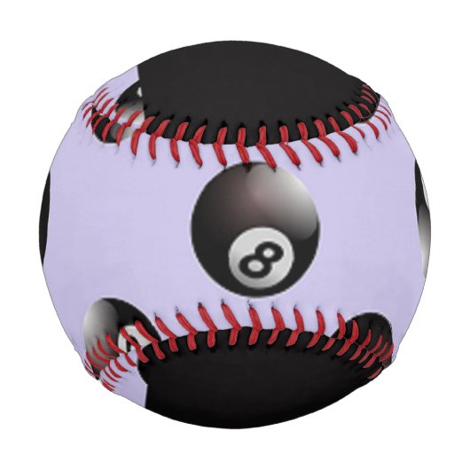 Black 8 Pattern Baseball (Rückseite)