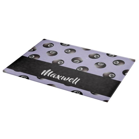 Black 8 Pattern Schneidebrett (Ecke)