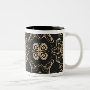 Black Abstrakt Amoeba Tasse