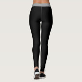 "BLACK" - ACTIVEWEAR LEGGINGS (Rückseite)