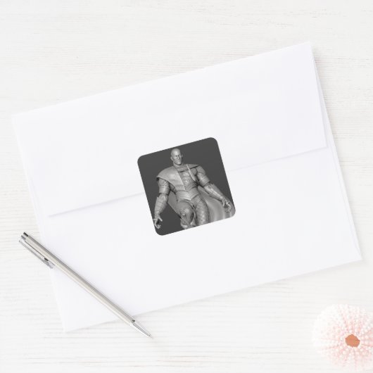 Black Adam Alternate Quadratischer Aufkleber (Umschlag)