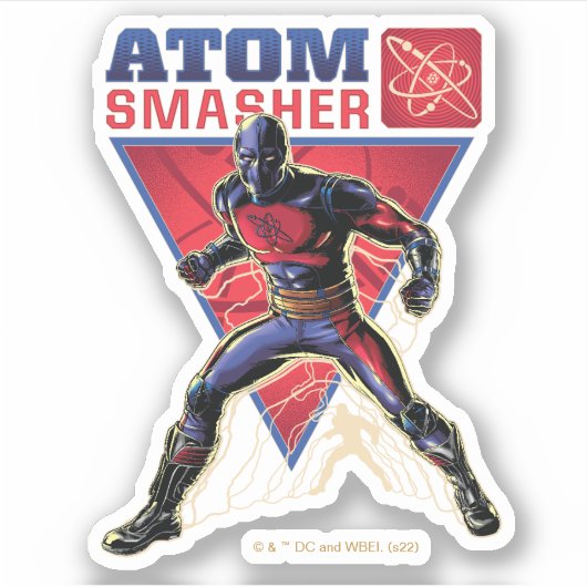 Black Adam | Atom Smasher Character Graphic Aufkleber (Vorderseite)